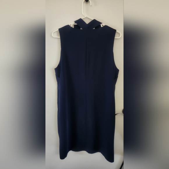 Veronika Maine Size 16 Navy Blue Dress - Picture 3 of 5